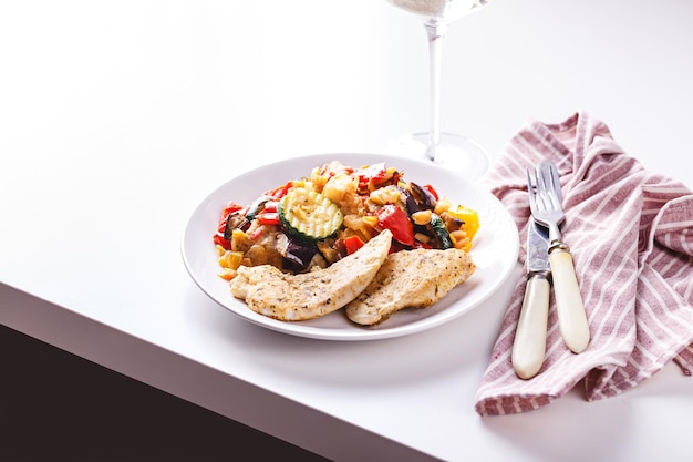 Тарелка домашнего блюда